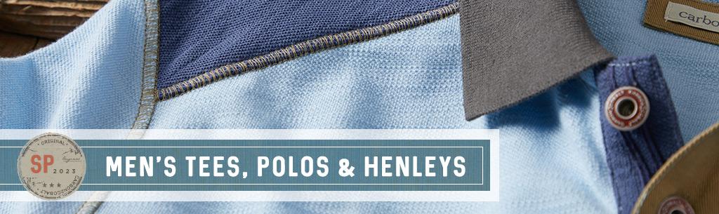 Men's Tees, Polos & Henleys