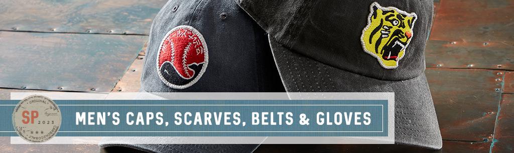 Men's Caps, Scarves, Belts & Gloves