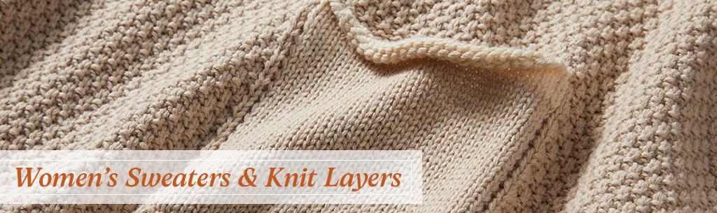 Women's Sweaters & Knit Layers