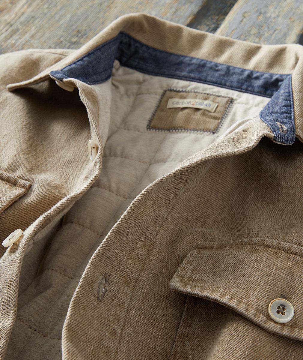 Men's Long-Sleeve Quilted Ranch Shirt-Jac | Carbon2Cobalt