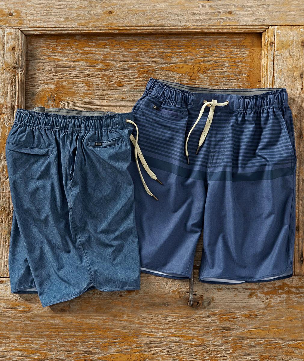 Carbon2Cobalt Spindrift Shorts Quick Dry Swim Trunks in Blue