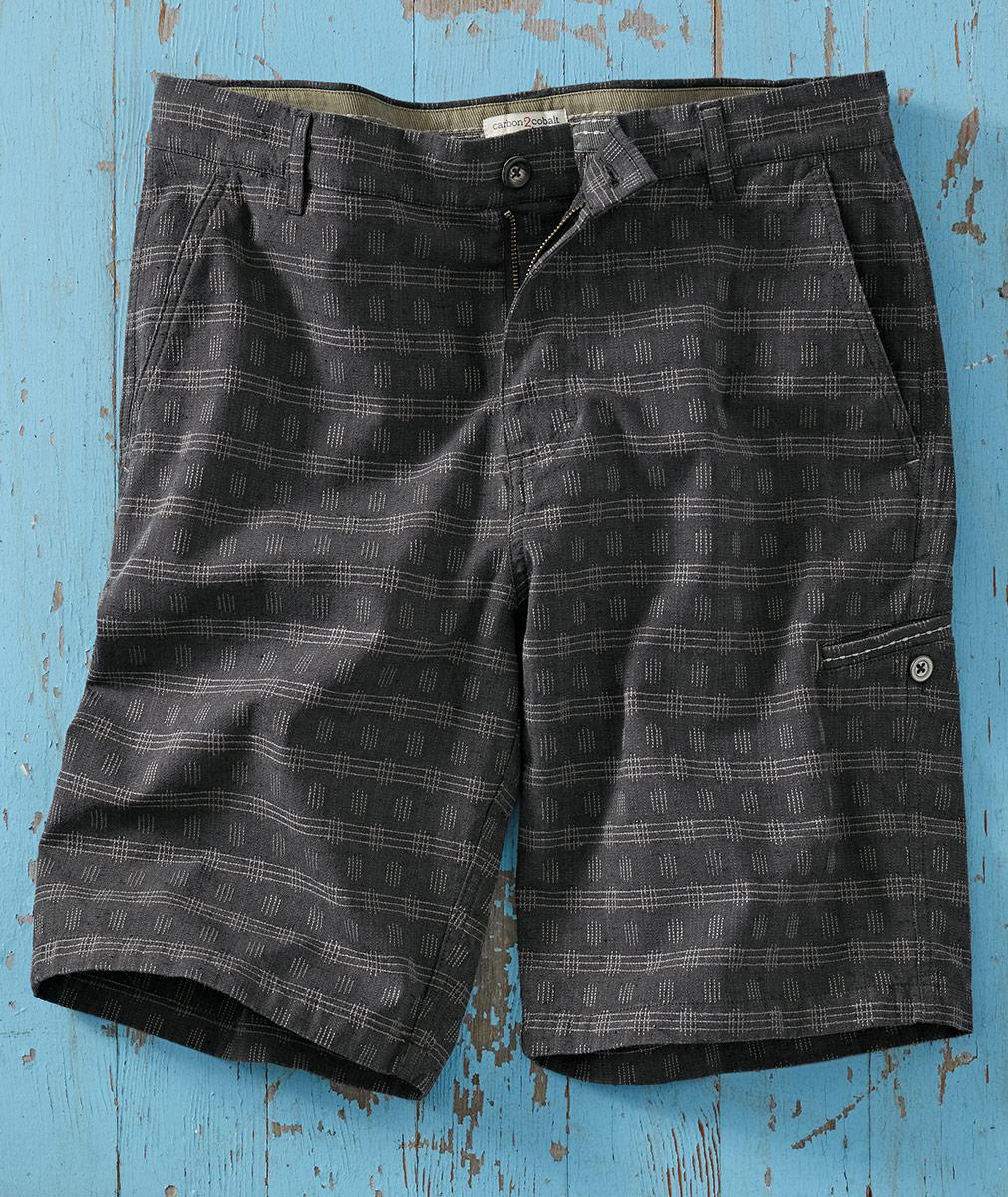 Men's Frequency Patterned Shorts | Carbon2Cobalt