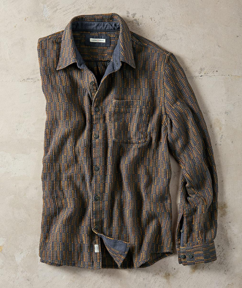 Men's Harvest Checkerboard Shirt | Carbon2Cobalt