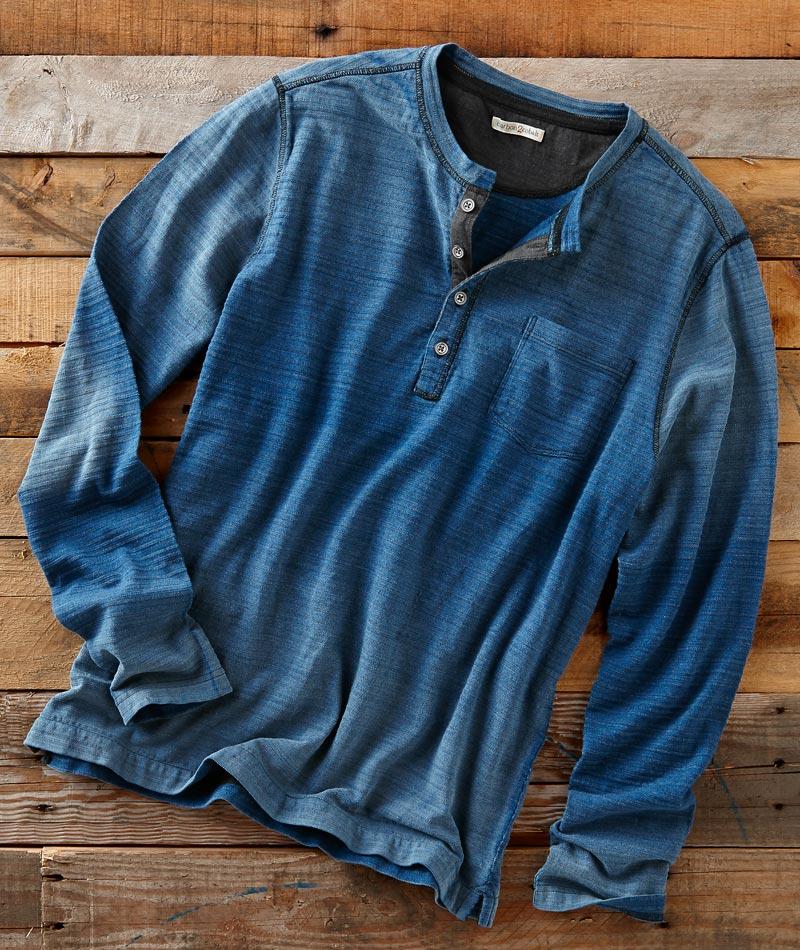 western henley shirt