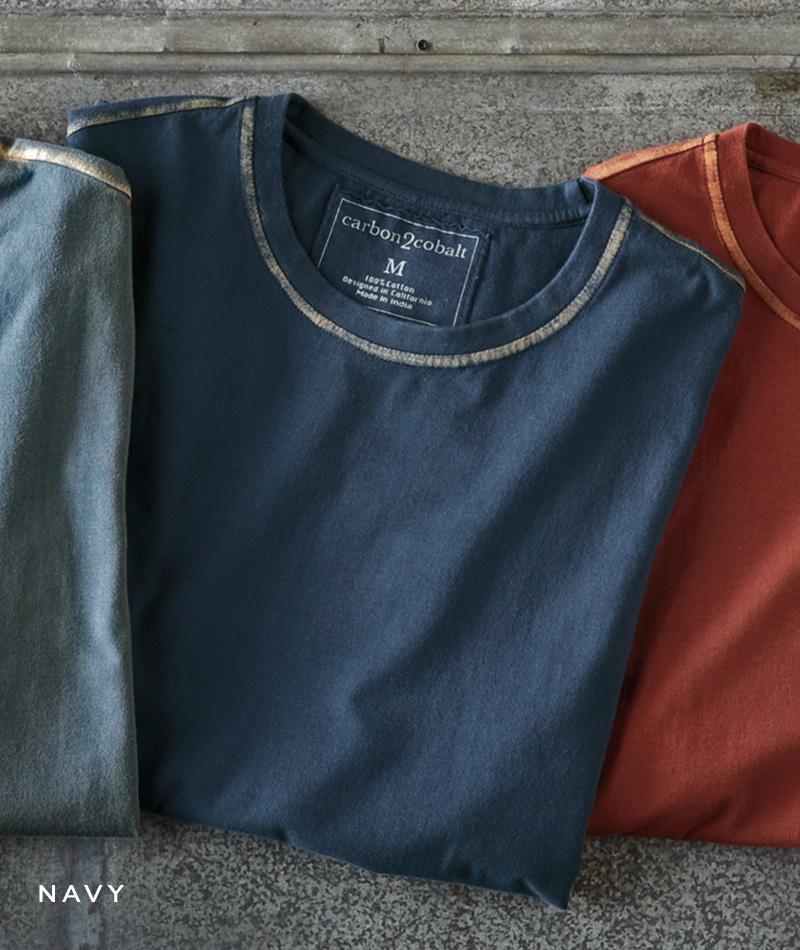 Men's Short Sleeve Burnished Tee in 100% Cotton