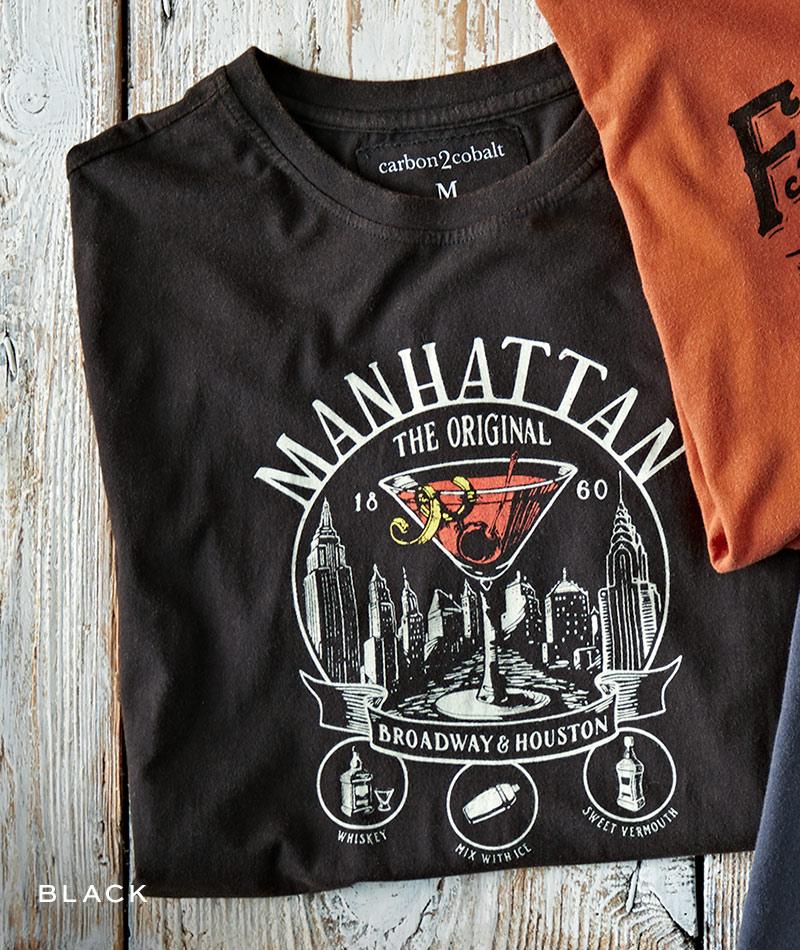 Men's Short-Sleeve Mixology Tees in 100% Combed Cotton