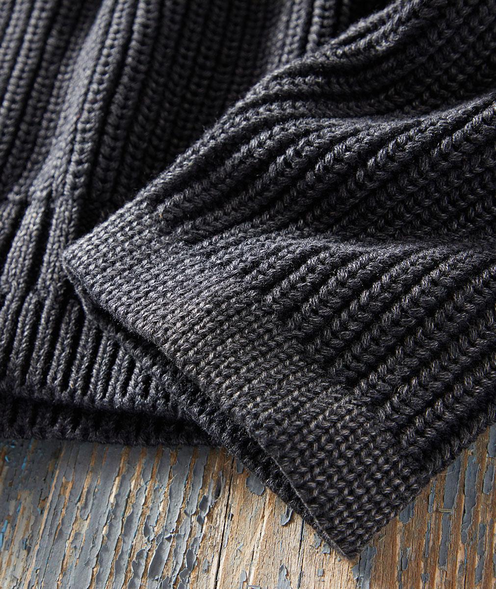 Men's Foundry Zip Cardigan Sweater in 100% Cotton