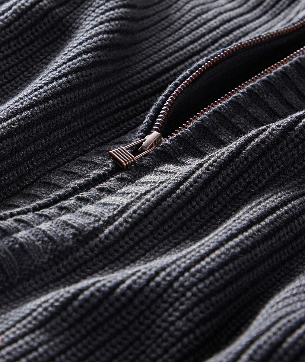 Closed Crew Zip Cardigan in Ivory