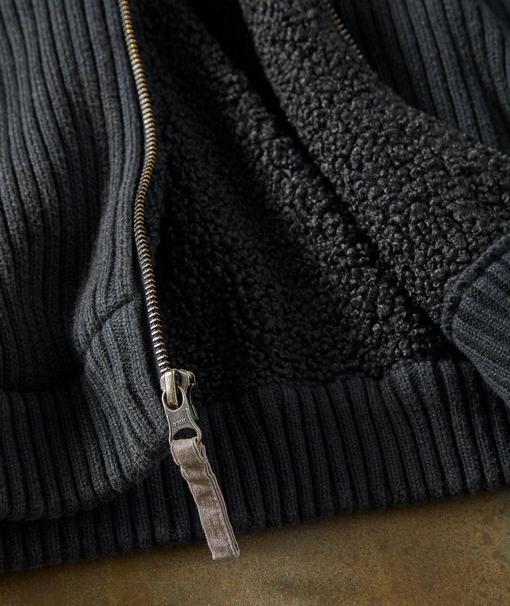 Men's Slalom Zip Cardigan | Carbon2Cobalt