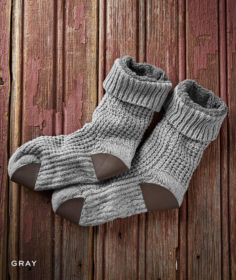 mens sherpa slipper socks