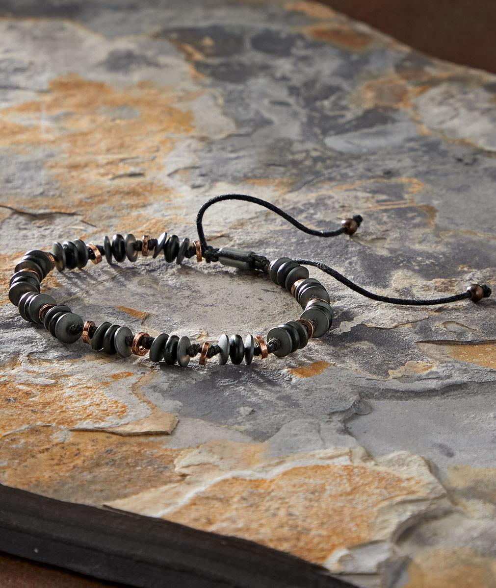 Men's Rock Hopper Hematite Bracelet | Carbon2Cobalt