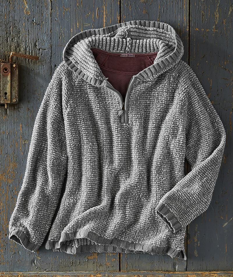 chenille hoodie