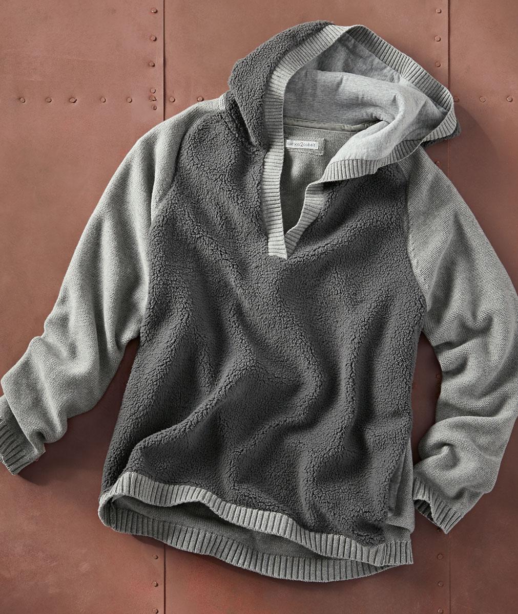 Women's Hopscotch Pullover Hoodie in Reverse Jersey & Fleece ...