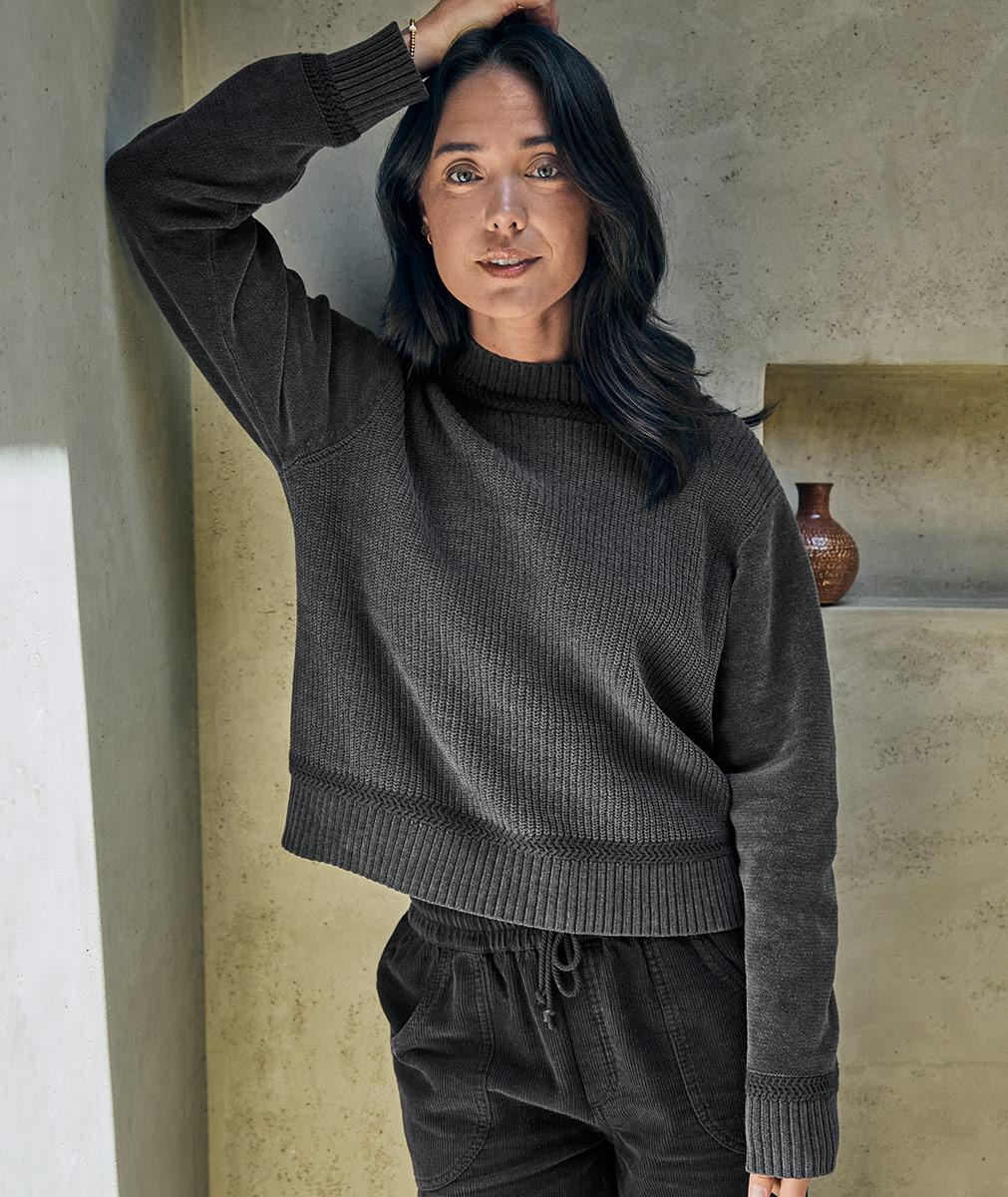 Women's Redux Chenille Pullover Sweater | Carbon2Cobalt