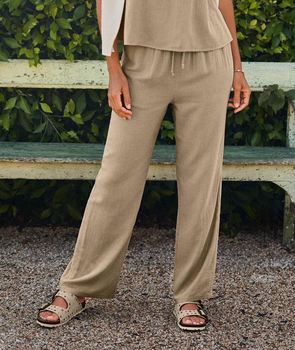 Women's Bamboo Drawstring Pants | Carbon2Cobalt